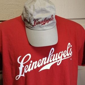 2 pc Leinenkugel's set / hat and shirt